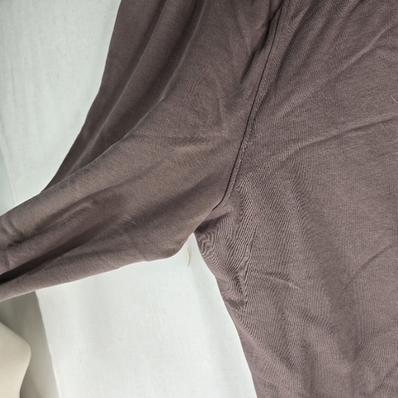 Pact Sweatpants Womens Large Deep Taupe Essential Loopback Terry Organic Cotton - Picture 6 of 10